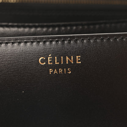 Celine Box Calfskin Medium Classic Box Flap Bag Black 6 of 10