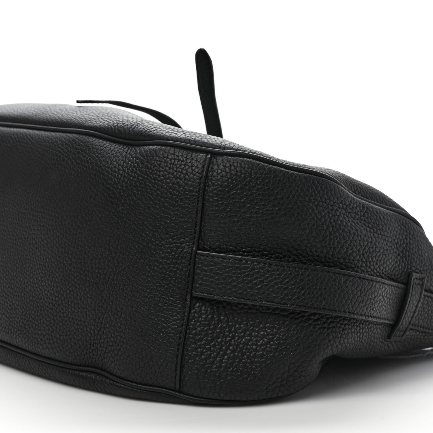 Christian Dior Grained Calfskin Saddle Soft Bag Black 8 of 8