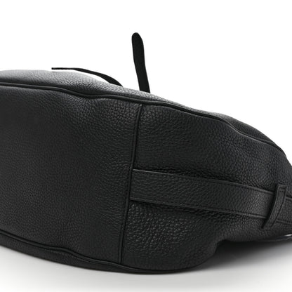 Christian Dior Grained Calfskin Saddle Soft Bag Black 8 of 8