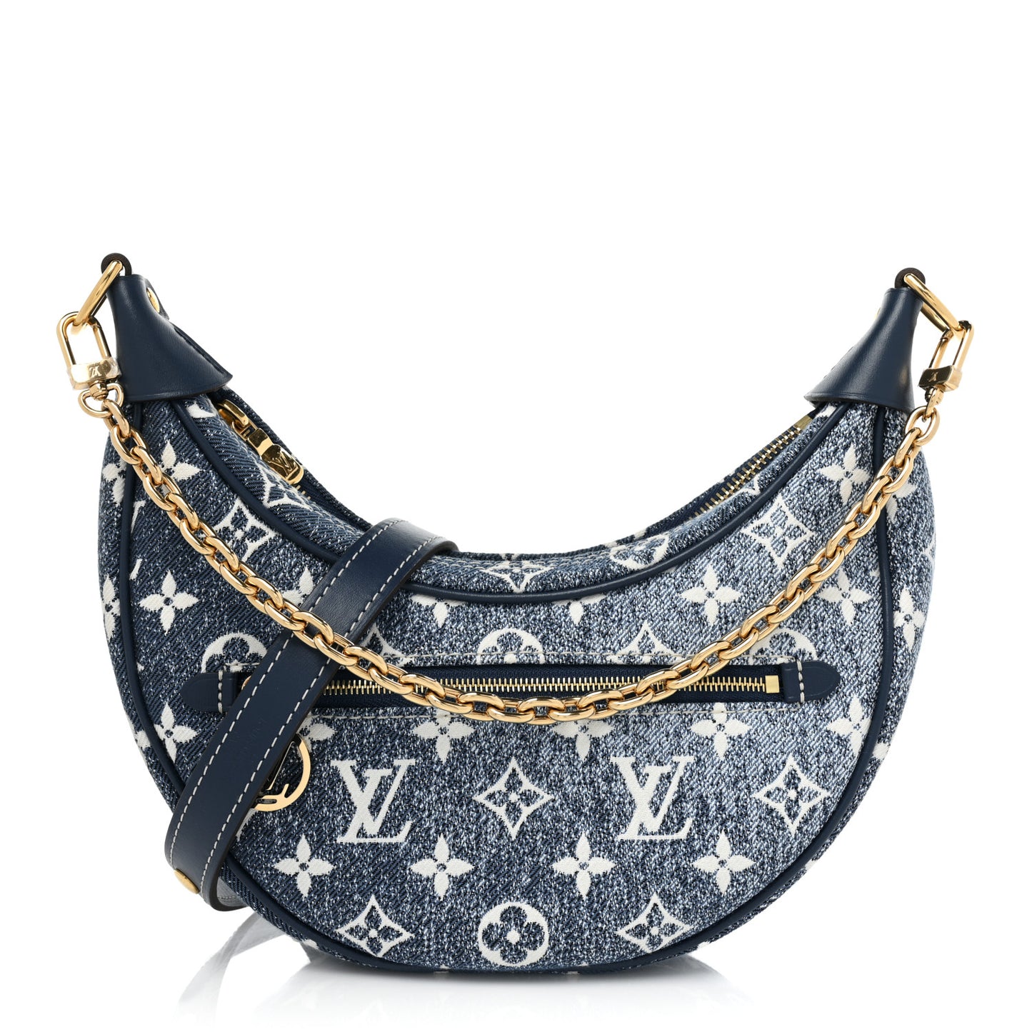Monogram Jacquard Denim Loop Bleu
