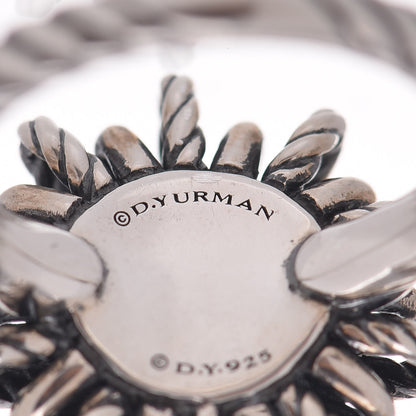 David Yurman Sterling Silver Pearl 19mm Starburst Ring 49 5 5 of 6