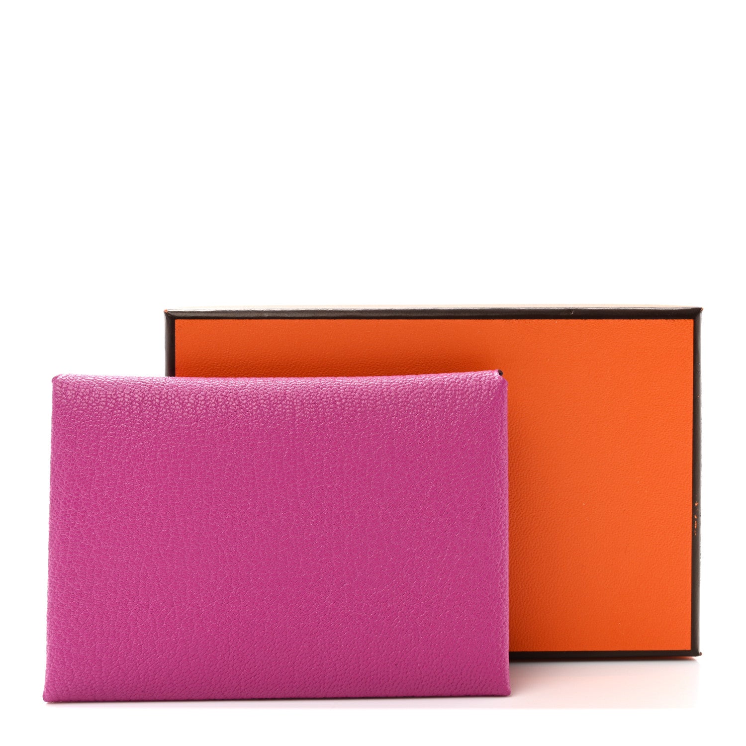 Hermes Chevre Mysore Calvi Duo Card Case Magnolia 8 of 8
