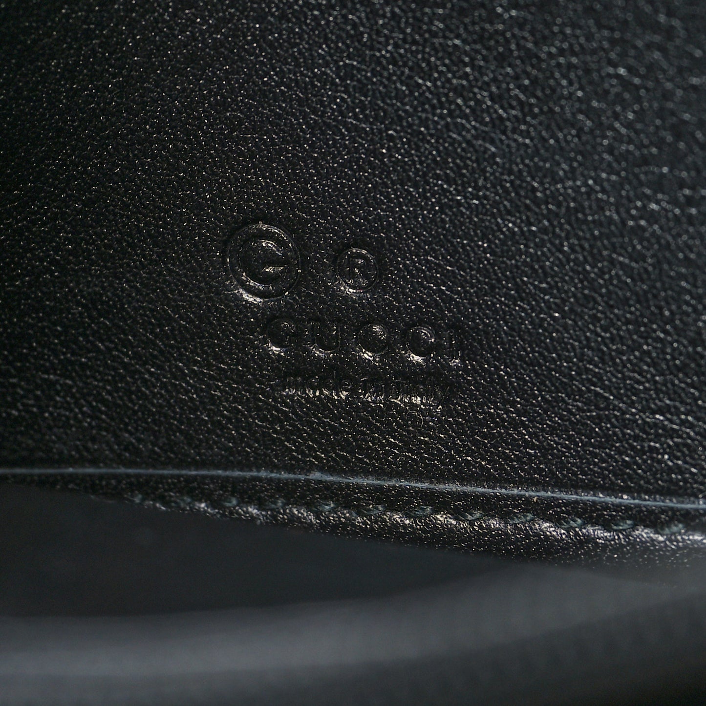 Guccissima Vitello Tender Zip Around Wallet Black