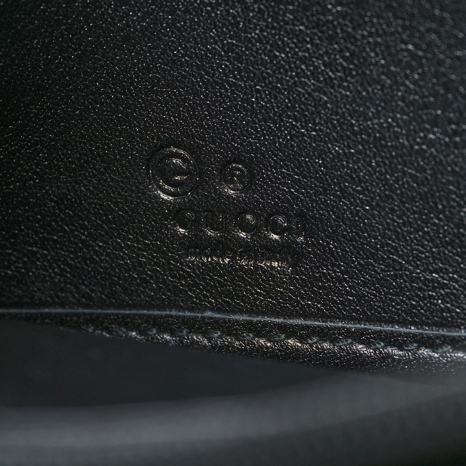 Gucci Guccissima Vitello Tender Zip Around Wallet Black 6 of 9