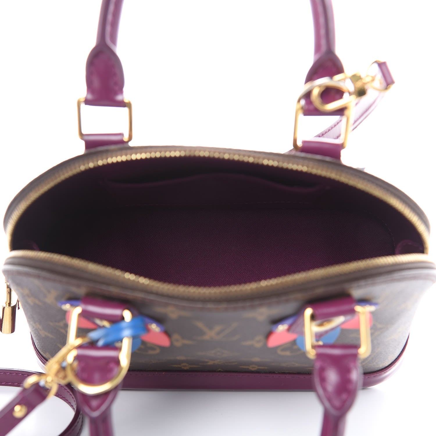Louis Vuitton Monogram Totem Alma BB Magenta 5 of 12
