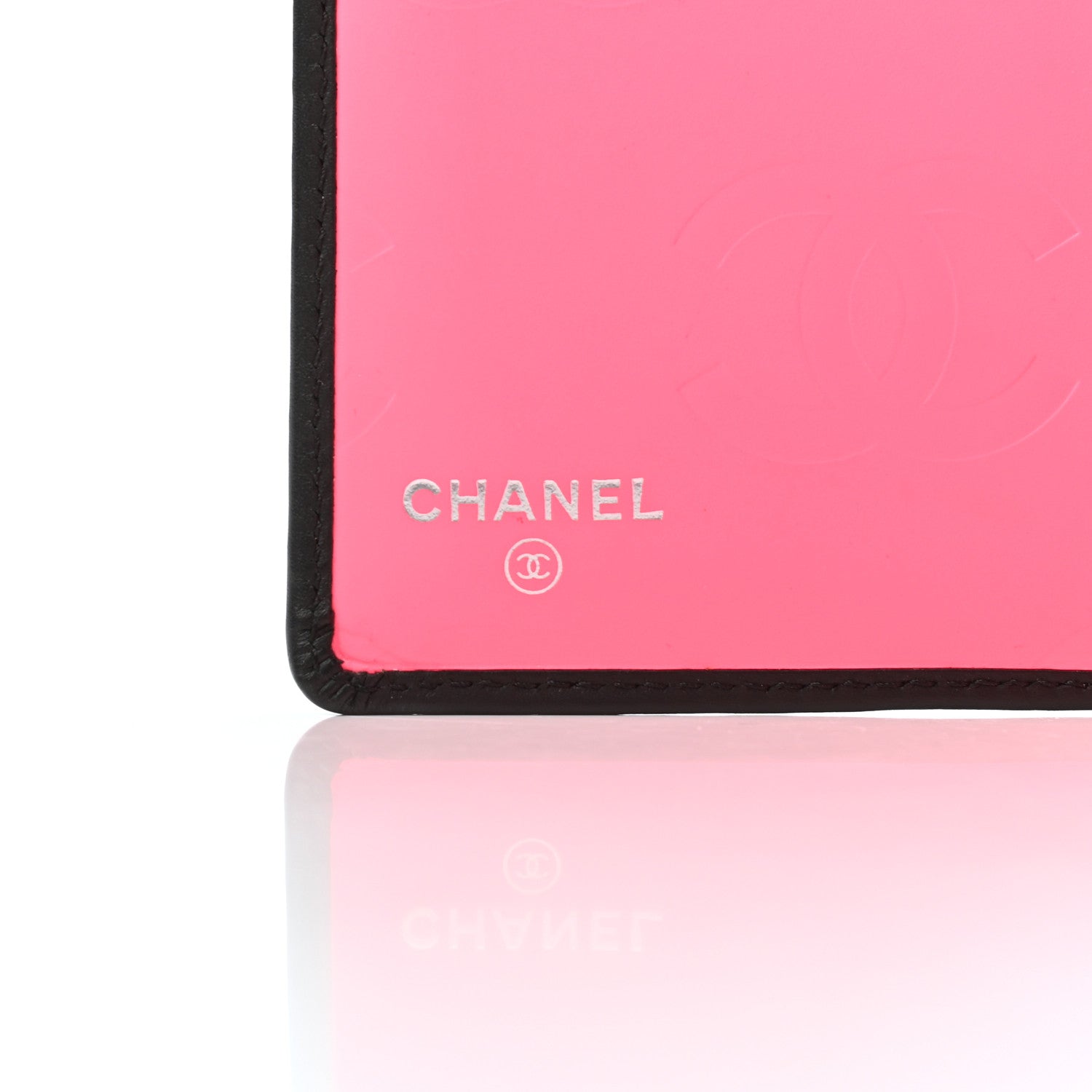 Chanel Calfskin Quilted Cambon Zipped Pocket Wallet Black 7 of 9