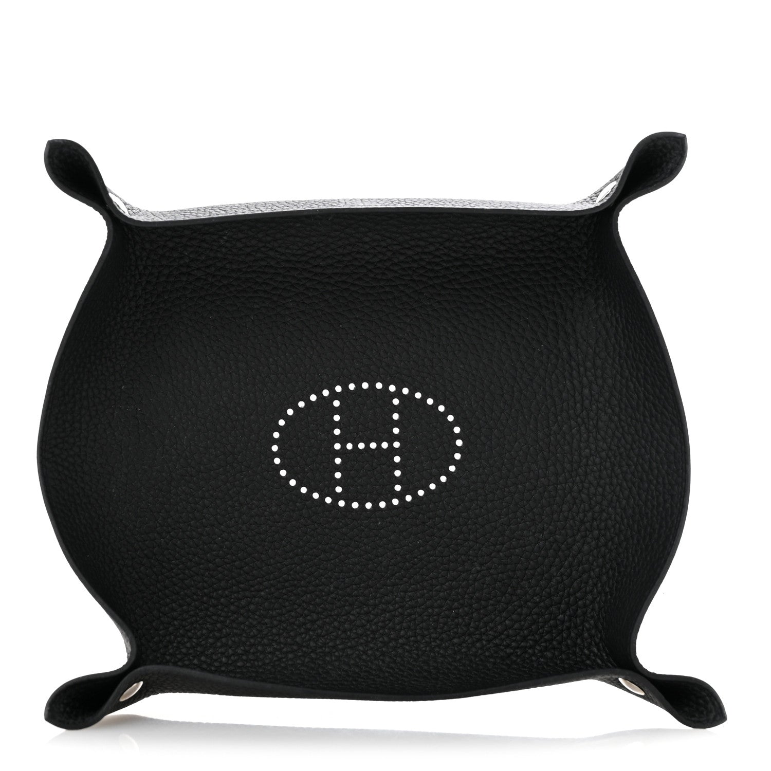 Hermes Taurillon Clemence Mises et Relances Change Tray Black 1 of 8