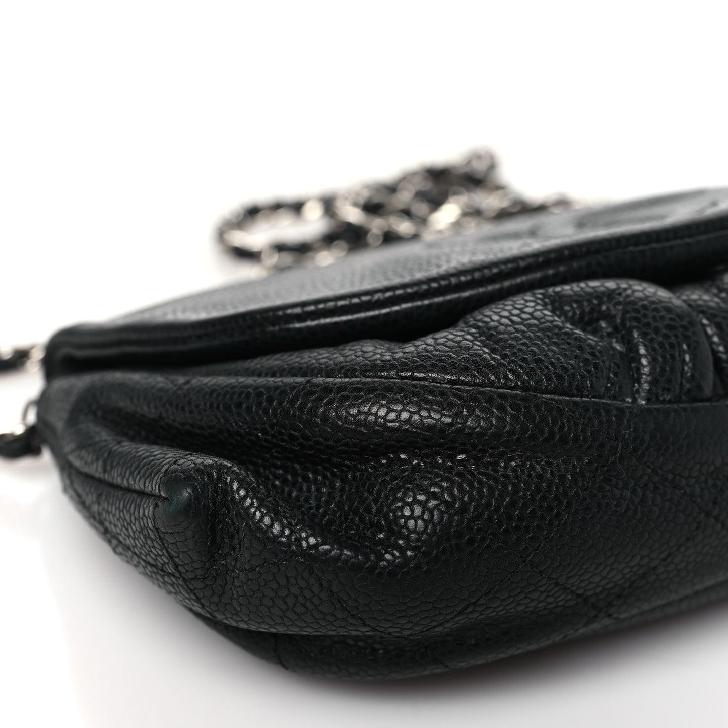 Caviar Half Moon Wallet On Chain WOC Black