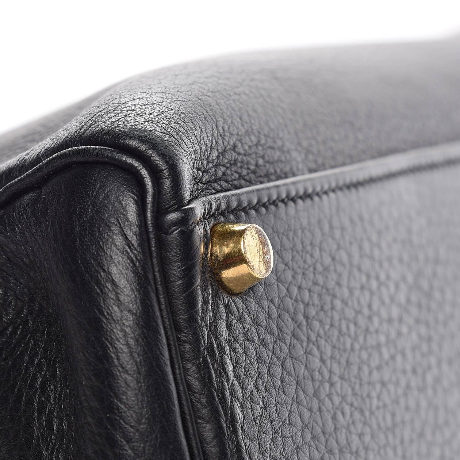 Hermes Taurillon Clemence Kelly 40 Black 29 of 35