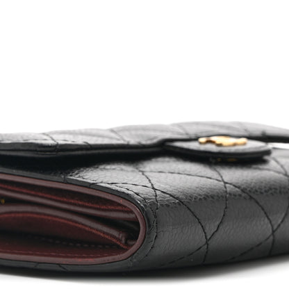 Chanel Caviar Quilted Medium Flap Wallet Black 11 of 12