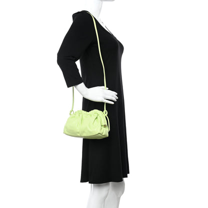 Mansur Gavriel Lambskin Mini Cloud Clutch Mint 2 of 10