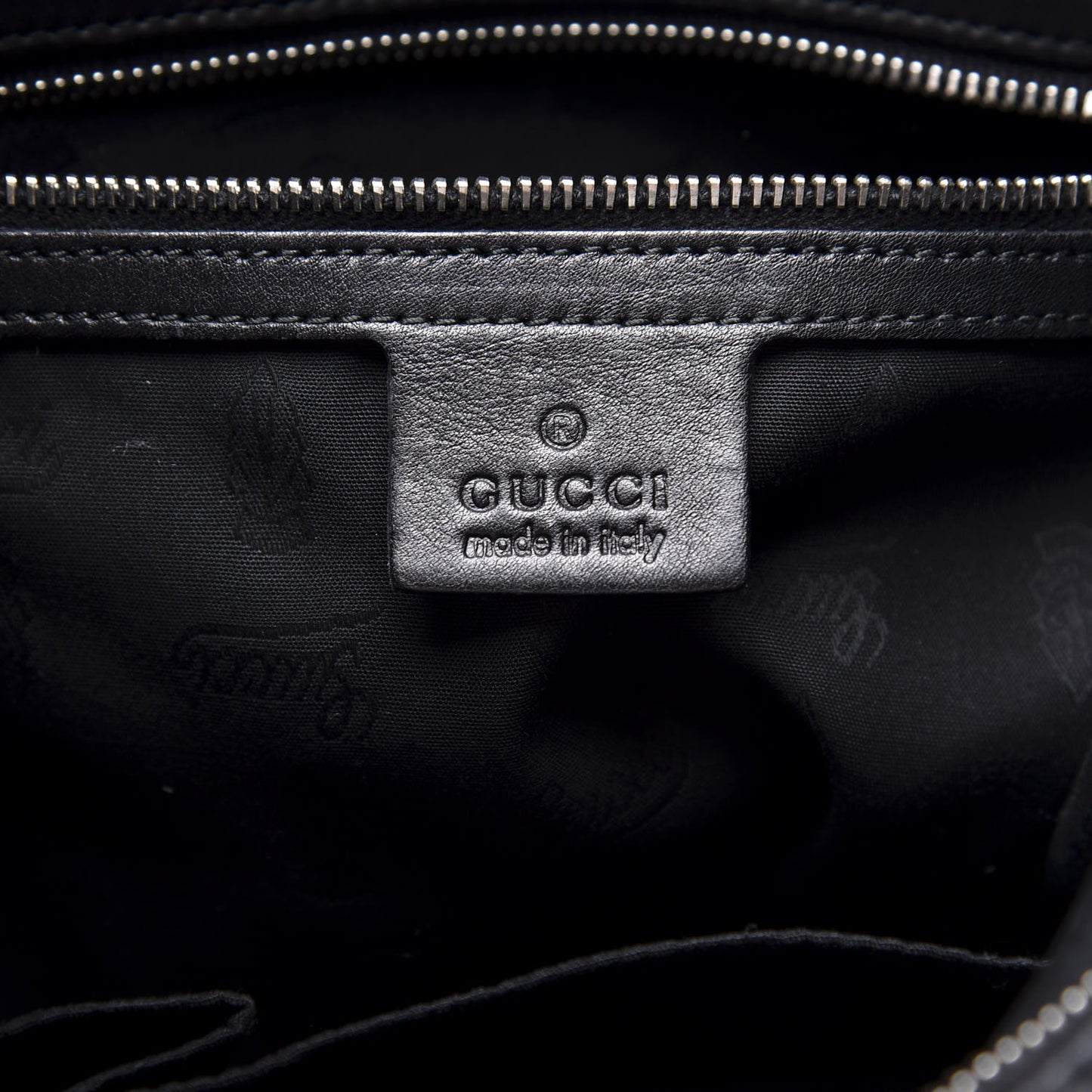 Guccissima Medium GG Twins Hobo Black
