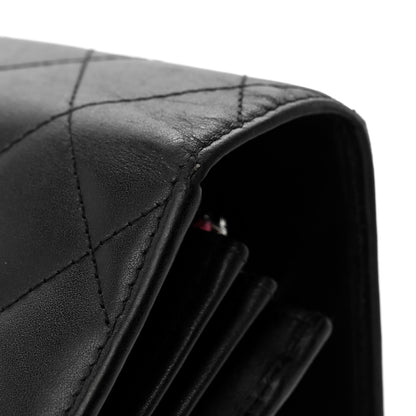 Chanel Calfskin Quilted Cambon Long Double Wallet Black 11 of 13