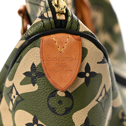 Louis Vuitton Monogram Camouflage Speedy 35 6 of 17