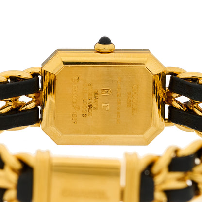 Chanel Stainless Steel Lambskin 20mm Chain Premiere Quartz Watch Gold XL 4 of 4