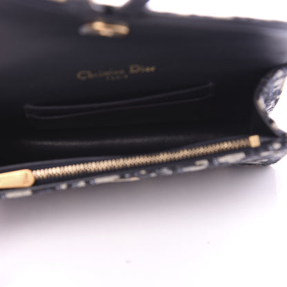 Christian Dior Oblique Saddle Belt Bag Blue 5 of 10