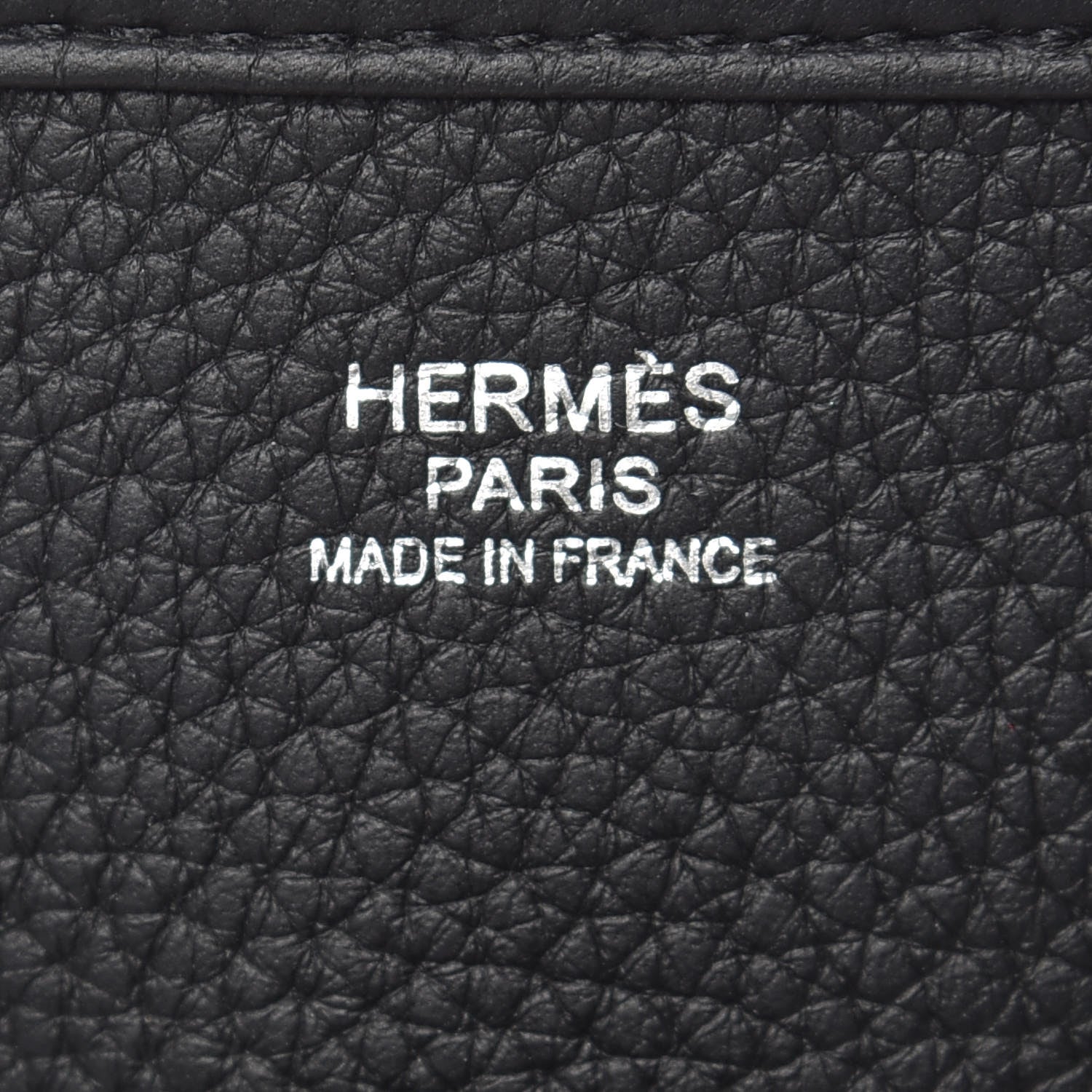 Hermes Taurillon Clemence Evelyne III PM Black 6 of 10