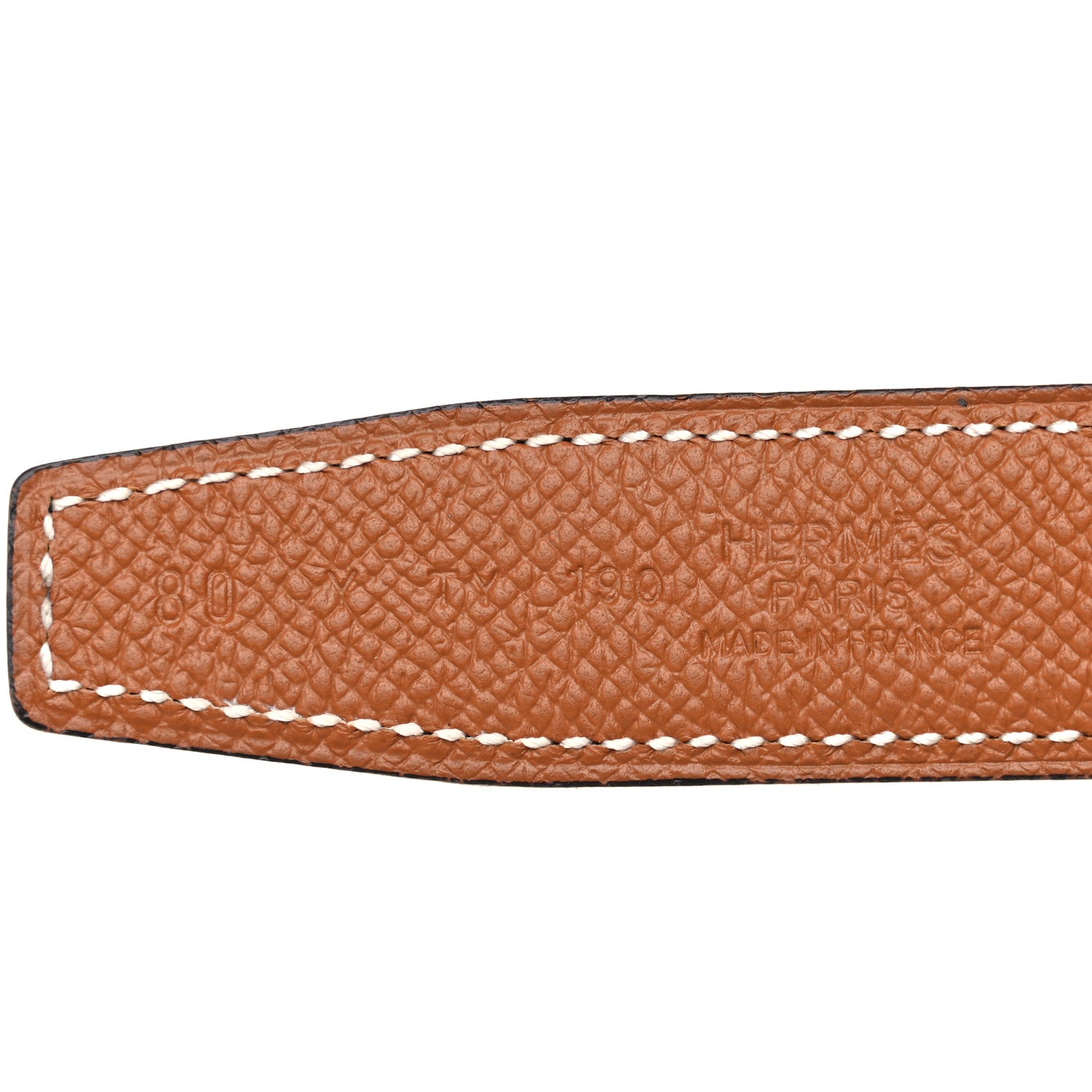 Hermes Swift Togo 32mm Guilloche H Belt 80 Black Gold 3 of 7