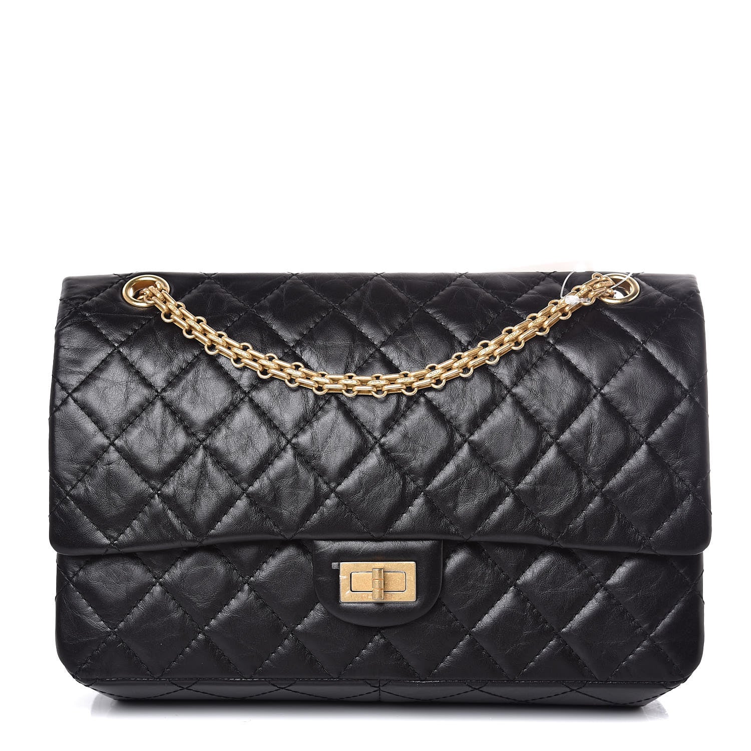 Chanel Aged Calfskin Quilted 2.55 Reissue 226 Flap Black 1 of 8