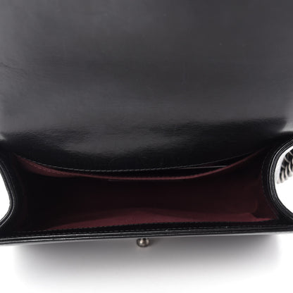 Chanel Glazed Calfskin Quilted Small Boy Chained Flap Black 5 of 12