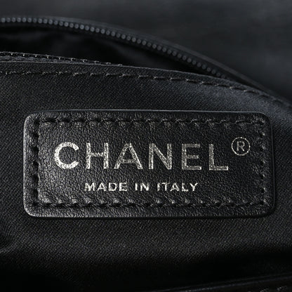 Chanel Lambskin Quilted Large Pagode Piping Flap Black 5 of 8