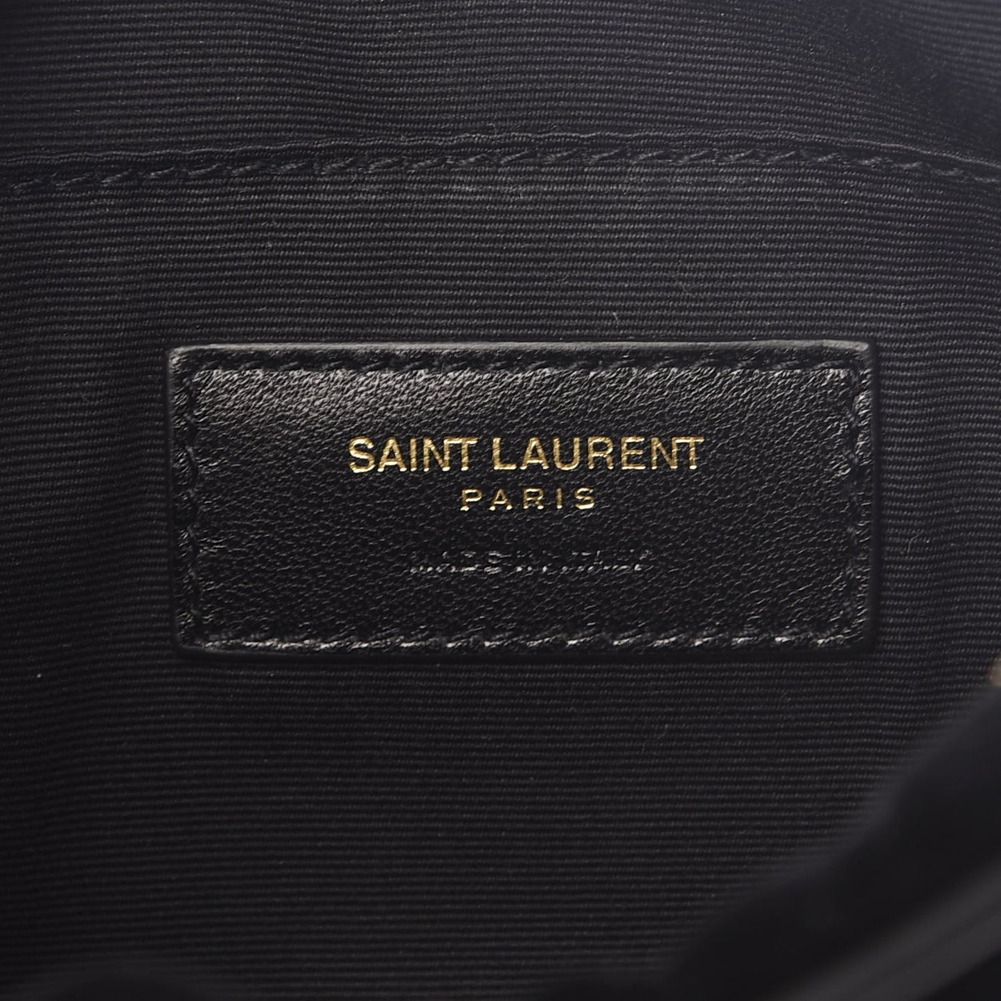 Velour Matelasse Monogram Lou Belt Bag Black
