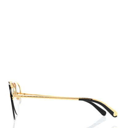 Louis Vuitton Metal Monogram Grease Sunglasses Z1172E Gold 3 of 7