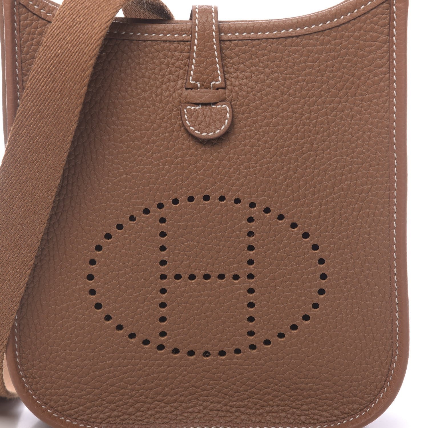 Hermes Taurillon Clemence Evelyne TPM Gold 10 of 11