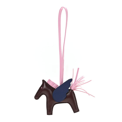 Hermes Milo Lambskin Grigri Rodeo Pegase Horse Bag Charm Rouge Sellie Mauve Sylvestre Bleu Saphir 1 of 4