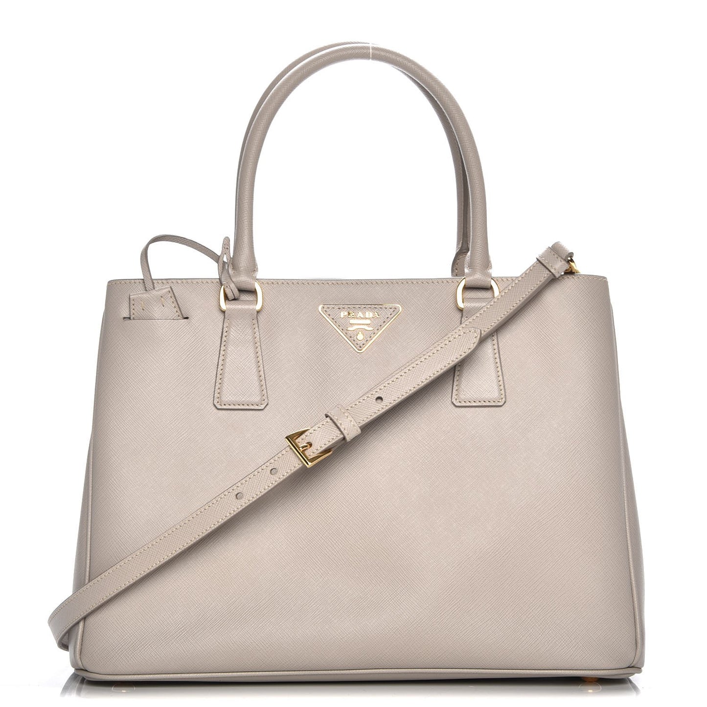 Saffiano Lux Medium Tote Pomice