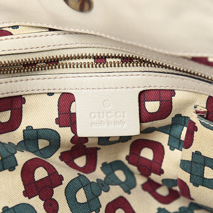 Gucci Guccissima Medium Babouska Shopping Tote Off White 5 of 10