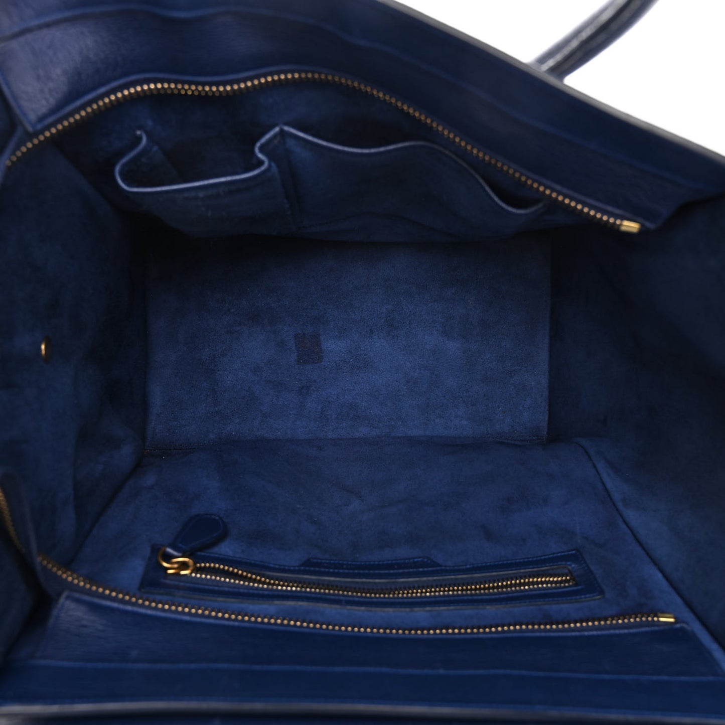 Drummed Calfskin Mini Luggage Ink