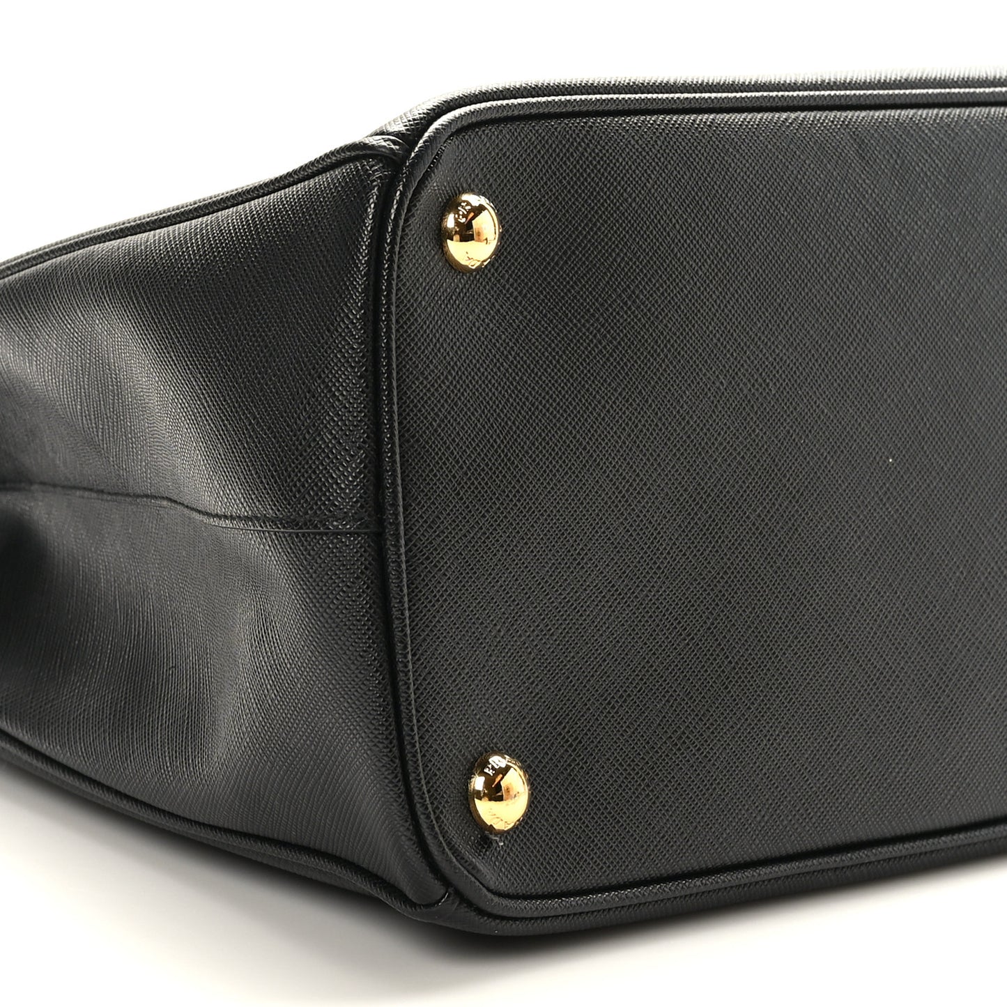 Saffiano Lux Medium Tote Black