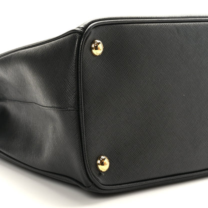 Prada Saffiano Lux Medium Tote Black 8 of 9