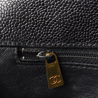 Chanel Caviar Quilted Medium Single Flap Black 8 of 15