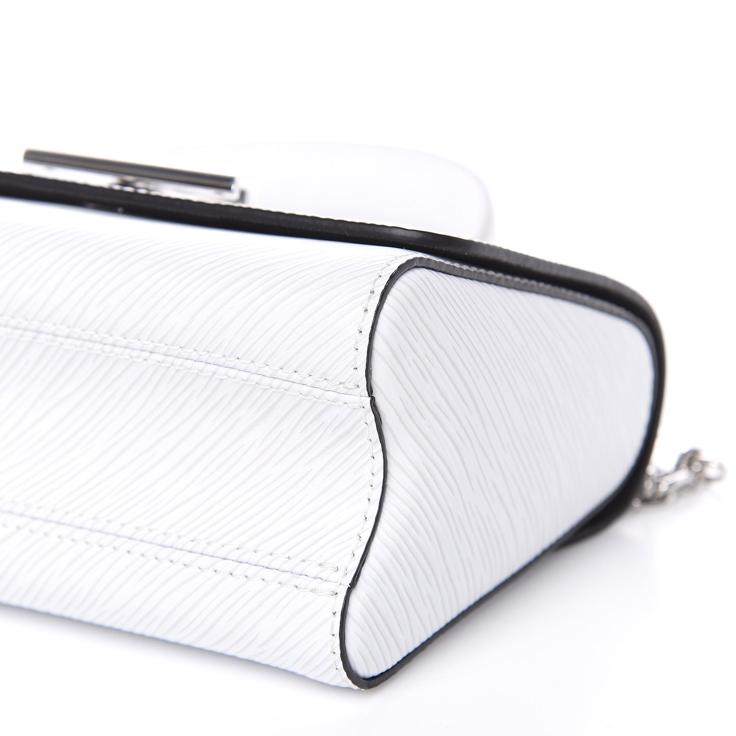 Epi Flower Jewels Twist Shoulder Bag PM White