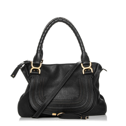 Chloe Calfskin Medium Marcie Satchel Black 1 of 10