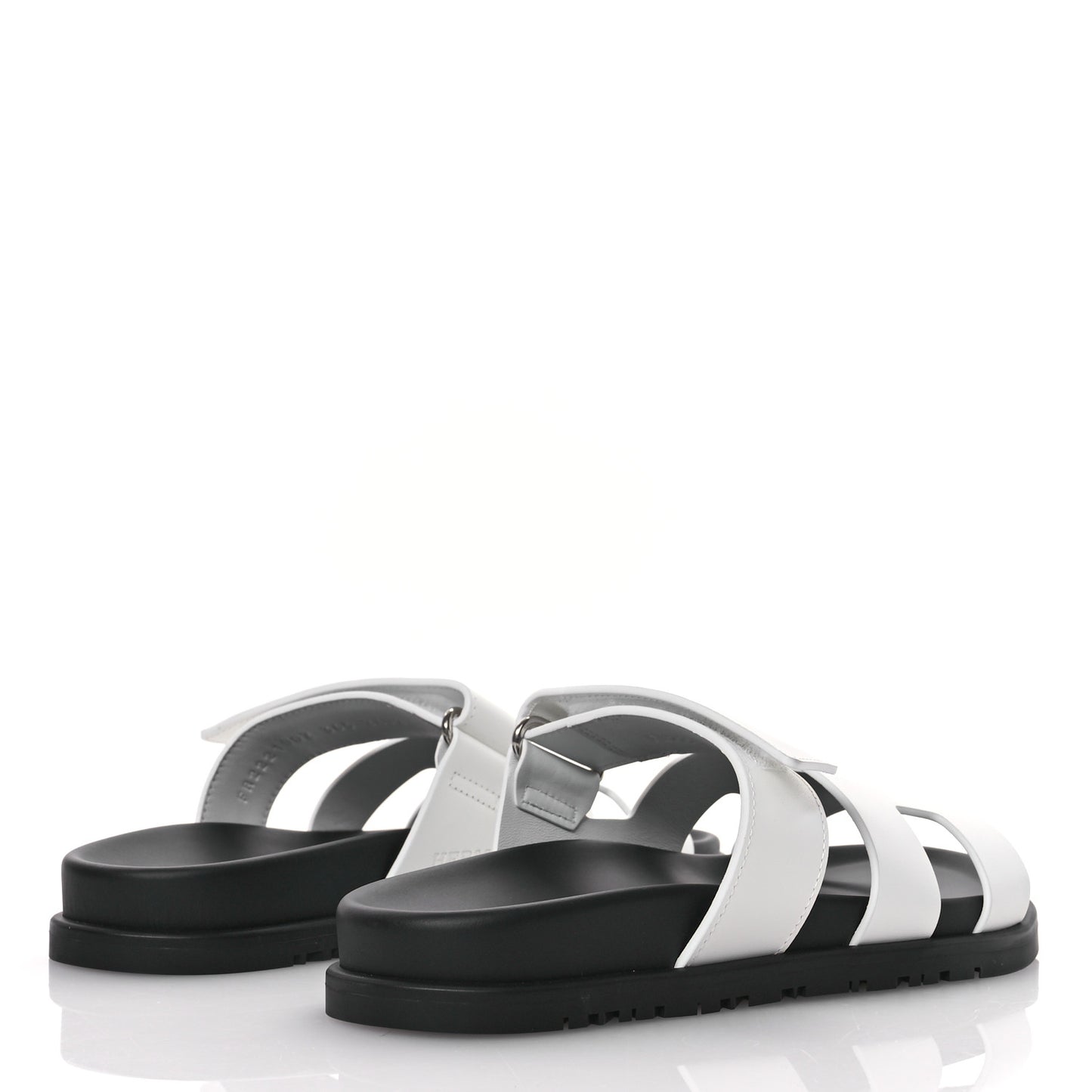 Calfskin Womens Chypre Sandals 36.5 White