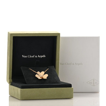 Van Cleef & Arpels 18K Yellow Gold Diamond Large Frivole Pendant Necklace 4 of 4