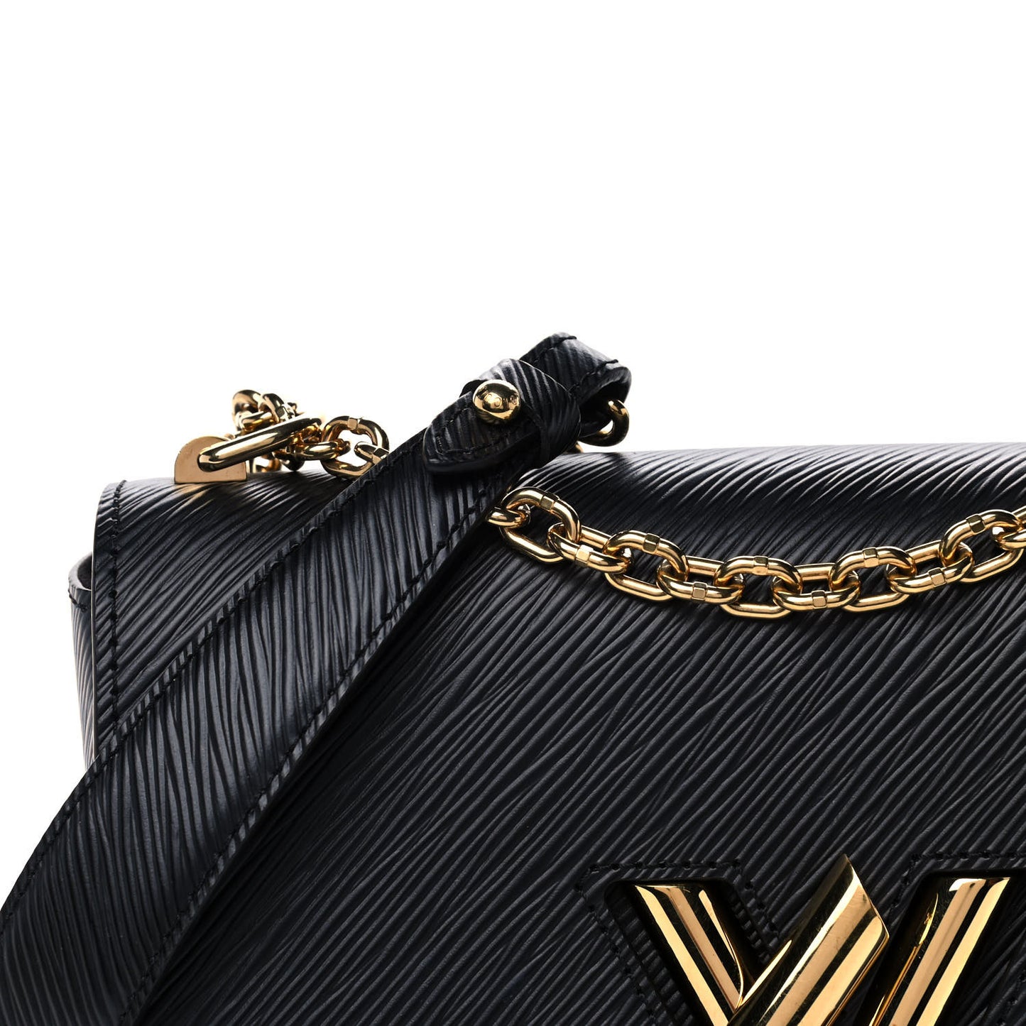 Epi Twist Shoulder Bag MM Black