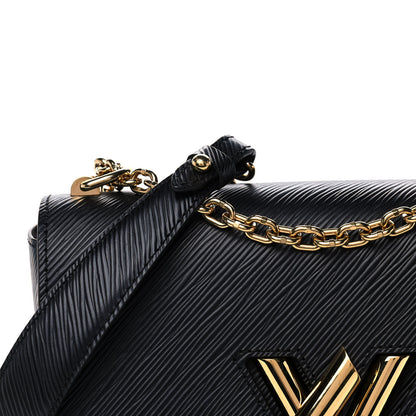 Louis Vuitton Epi Twist Shoulder Bag MM Black 8 of 10