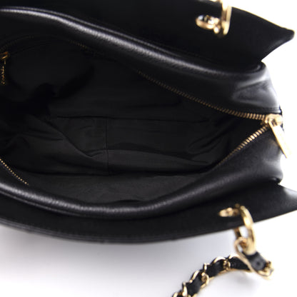 Chanel Caviar Quilted Petit Timeless Tote PTT Black 4 of 9