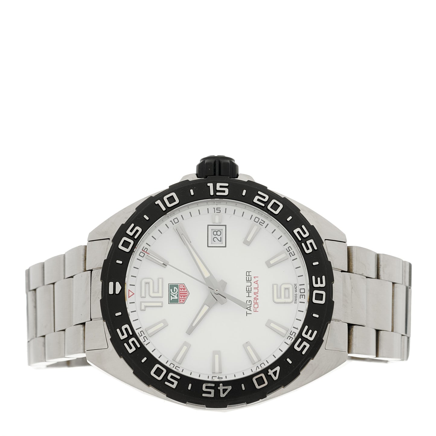 Stainless Steel 41mm Formula 1 Quartz Watch White WAZ1111