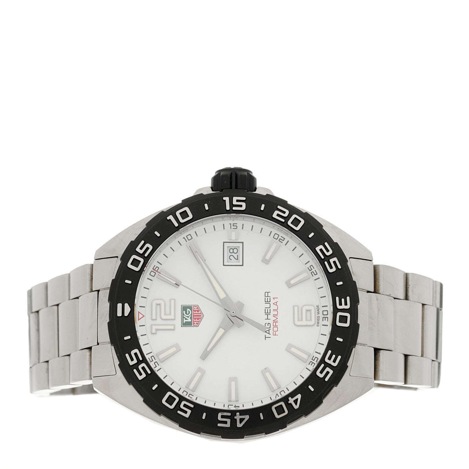 Tag Heuer Stainless Steel 41mm Formula 1 Quartz Watch White WAZ1111 2 of 4