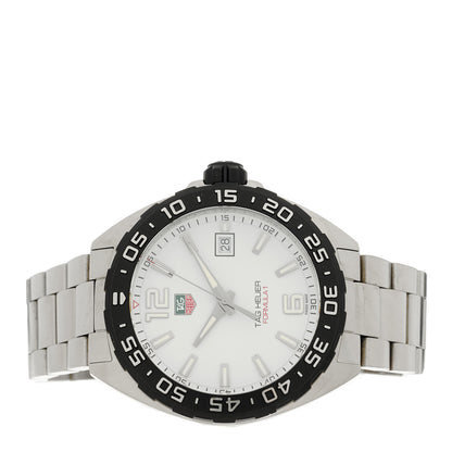 Tag Heuer Stainless Steel 41mm Formula 1 Quartz Watch White WAZ1111 2 of 4