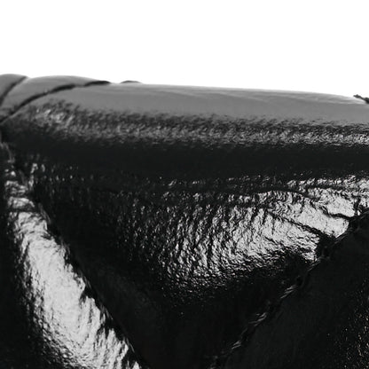 Chanel Shiny Lambskin Quilted Textured CC Card Holder Black 11 of 11