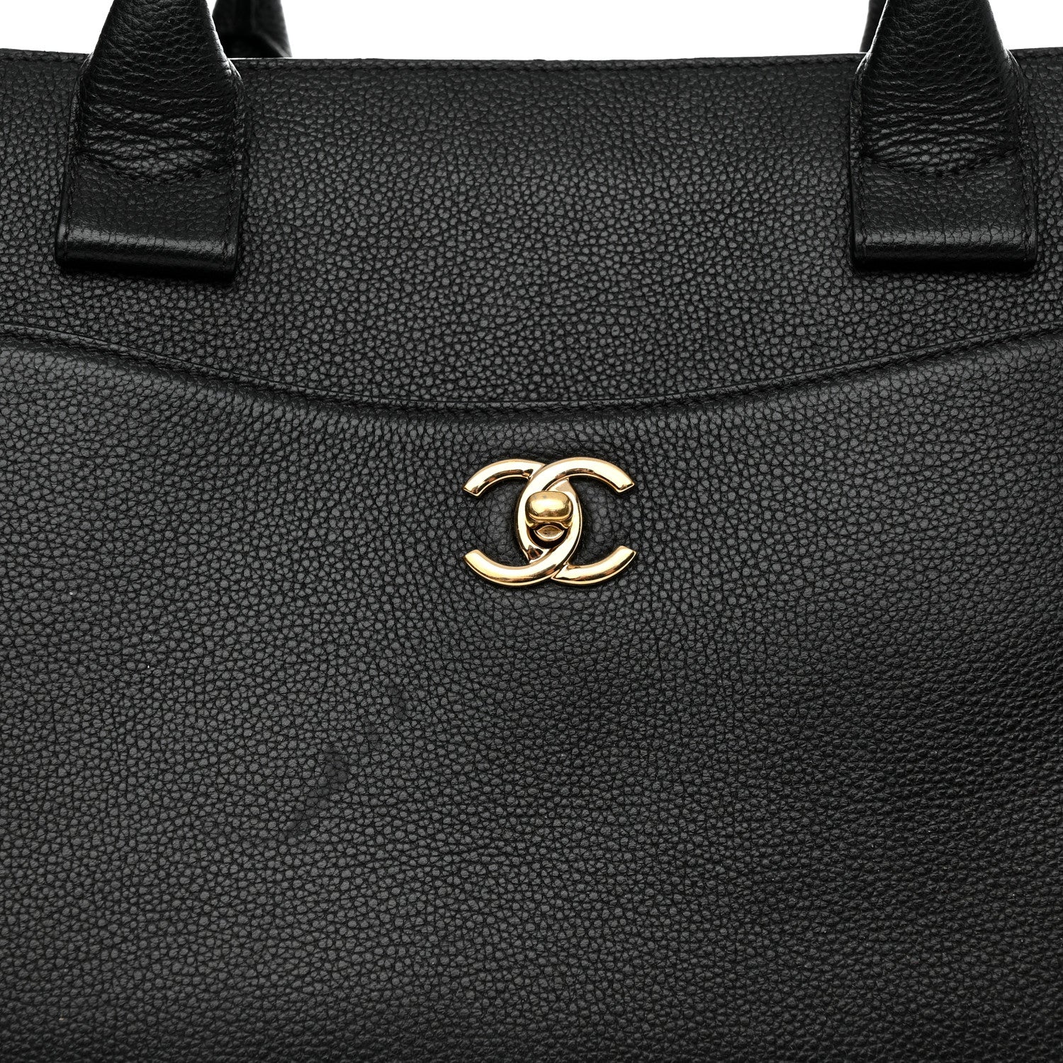 Chanel Grained Calfskin Medium Neo Executive Shopper Tote Black 9 of 15