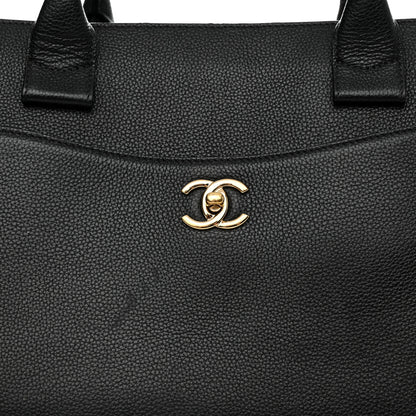 Chanel Grained Calfskin Medium Neo Executive Shopper Tote Black 9 of 15