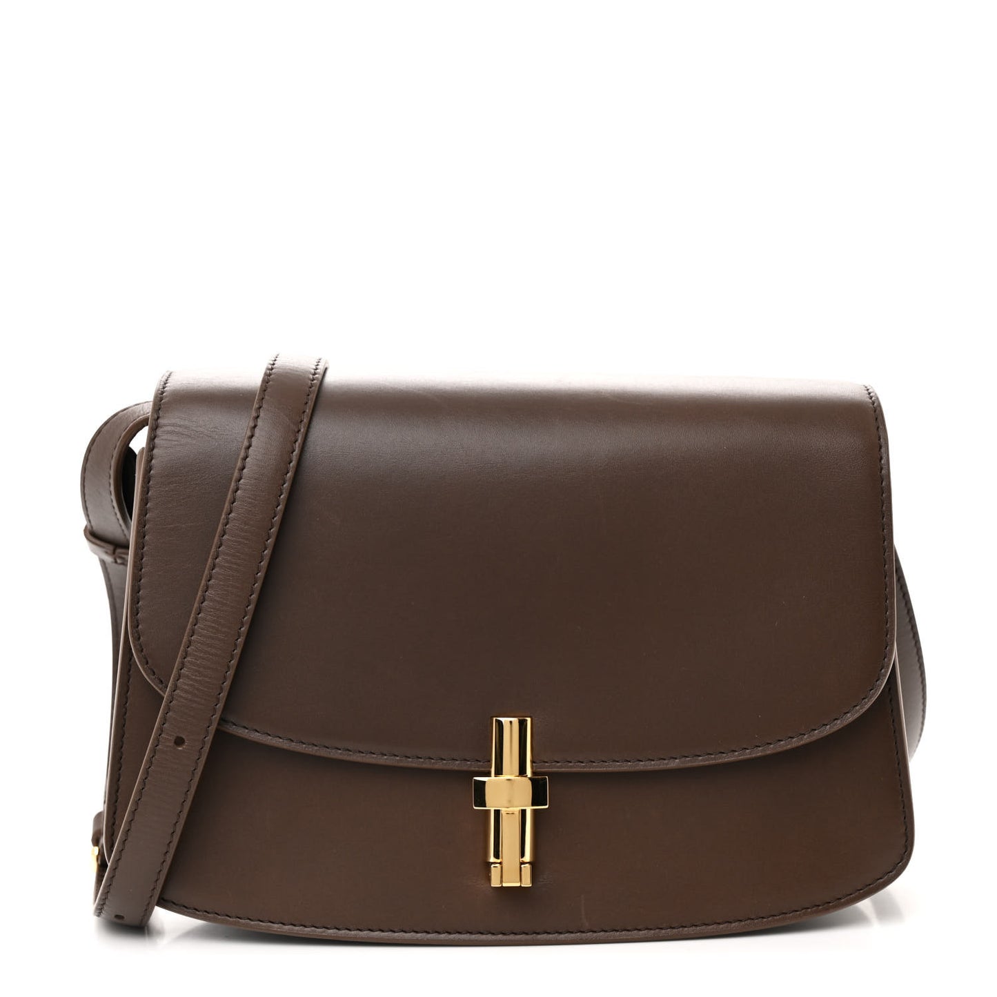 Sleek Calfskin The Sofia 8.75 Crossbody Stone Shg