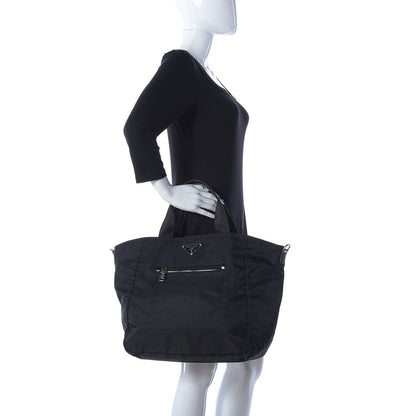 Prada Tessuto Nylon Tote Black 3 of 14